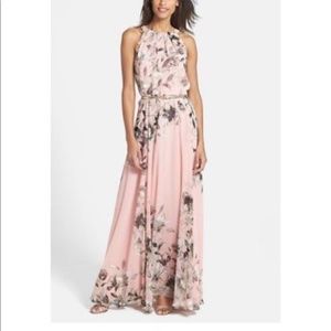 Eliza J Women's Sleeveless Fit & Flare Maxi Dress